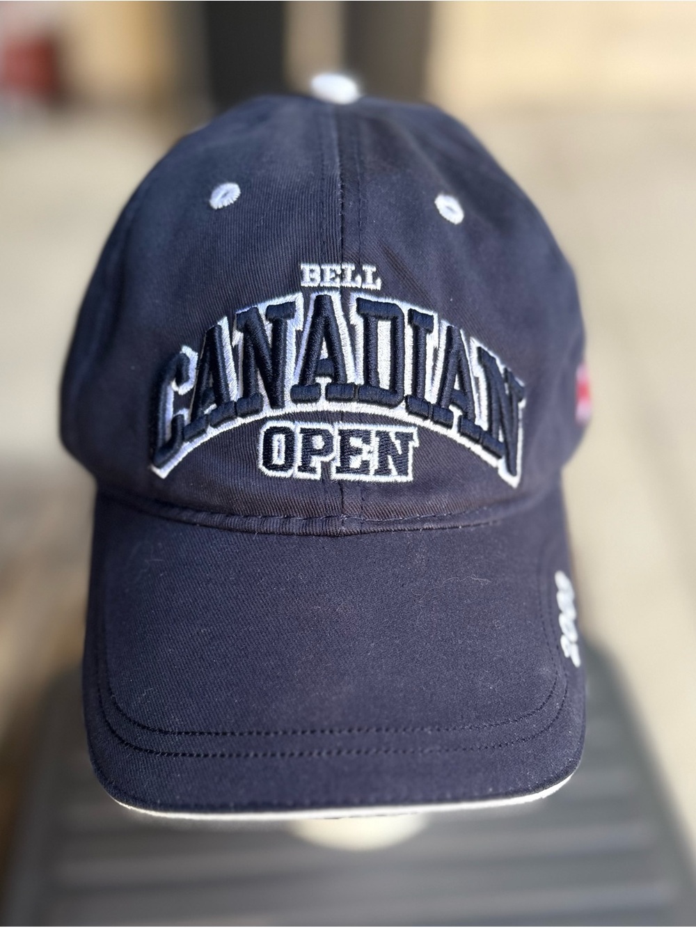 Vintage Bell Canadian Open Navy Golf Cap
